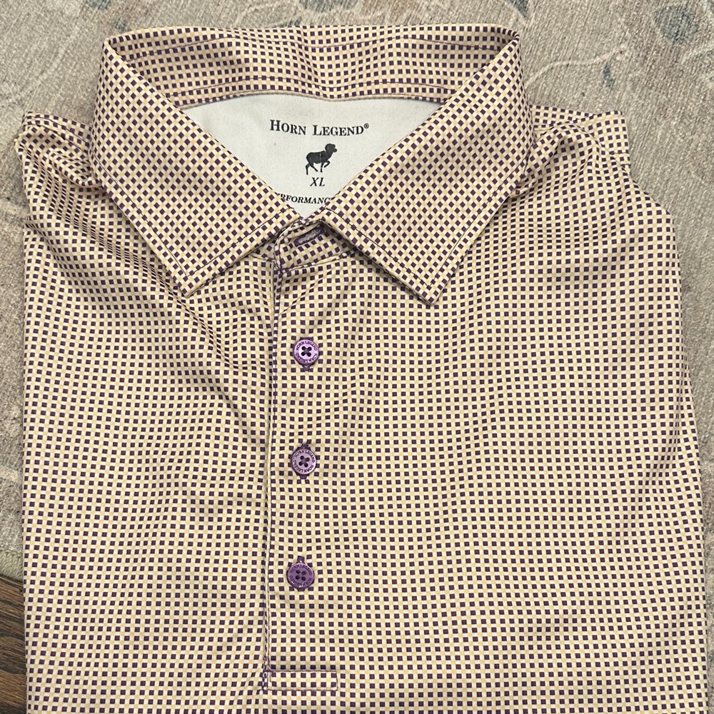 Horn Legend Men’s LSU Polo
